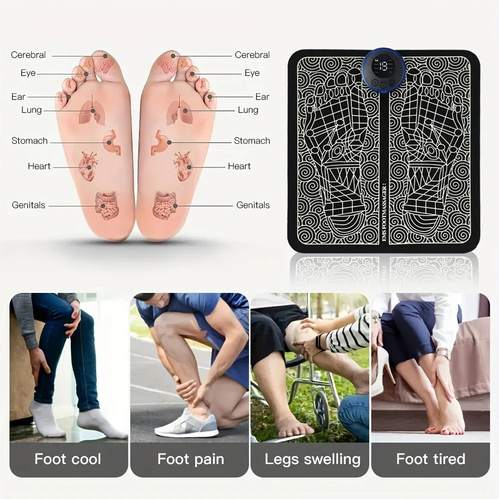 Electric Foot Massager Pad Muscle Massage Relaxation