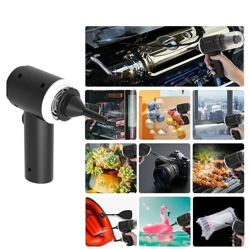 Wireless Car Vacuum Cleaner USB Charging
