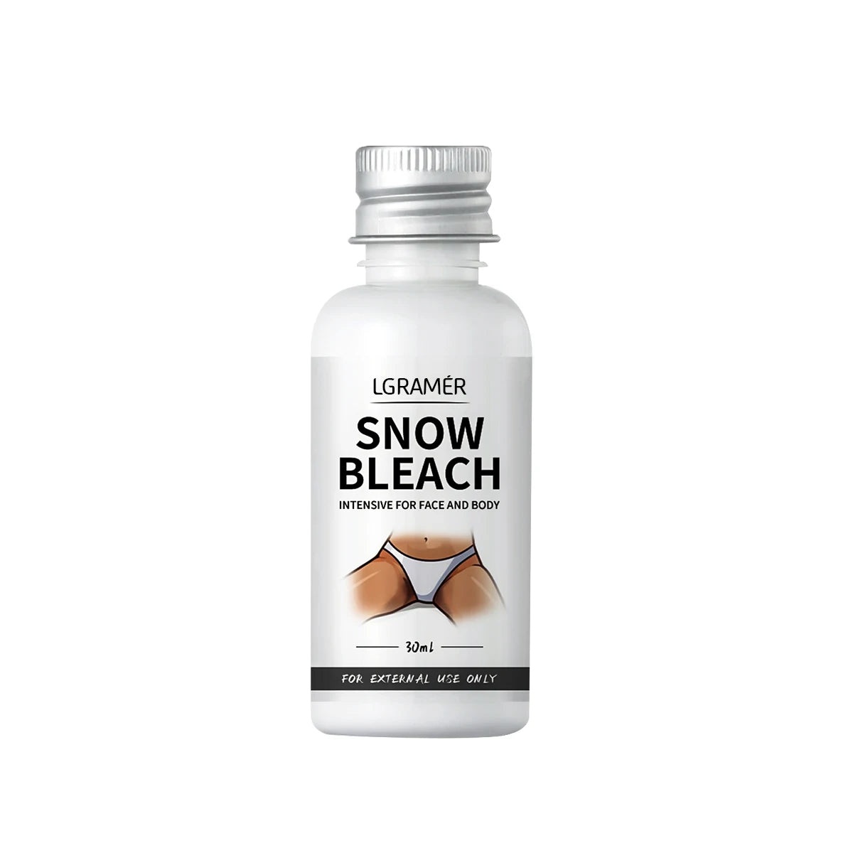 Body Whitening Bleach Cream Brighten Underarm Elbow Knees Joint Removal Intimate Parts Dark Spots Melanin Snow Bleach Cream 30ml