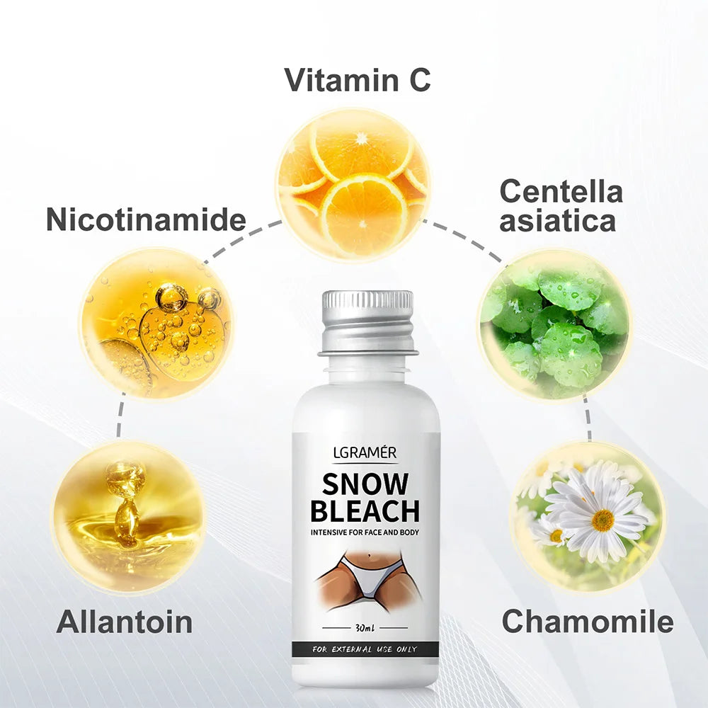 Body Whitening Bleach Cream Brighten Underarm Elbow Knees