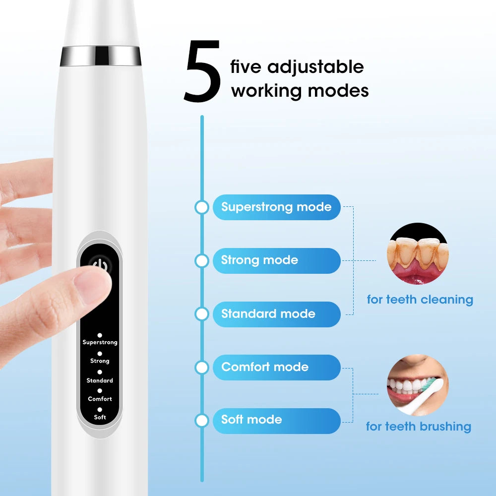 Electric Teeth Whitening Dental Calculus Scaler Plaque
