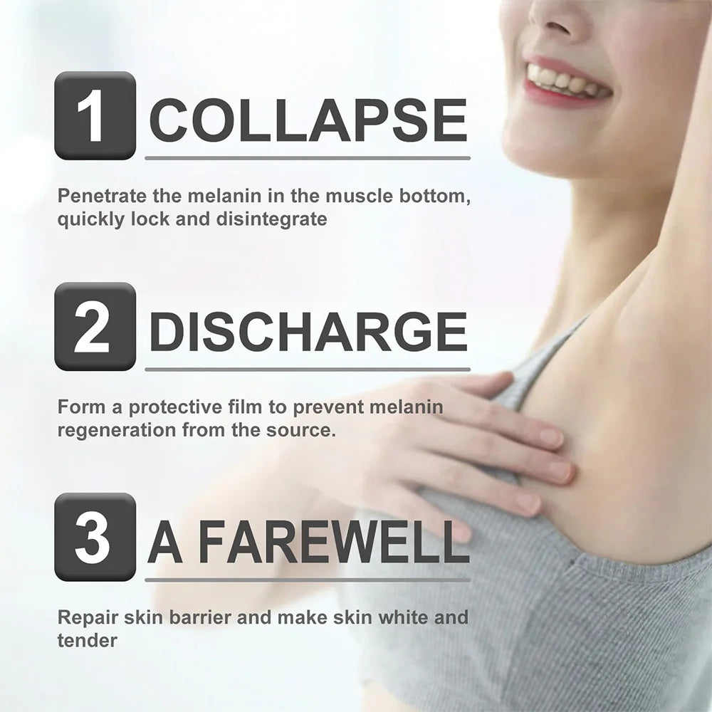 Body Whitening Bleach Cream Brighten Underarm Elbow Knees