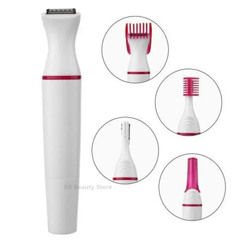 Multifunction 5 In 1 Electric Epilator For Women Hair Remover Shaver