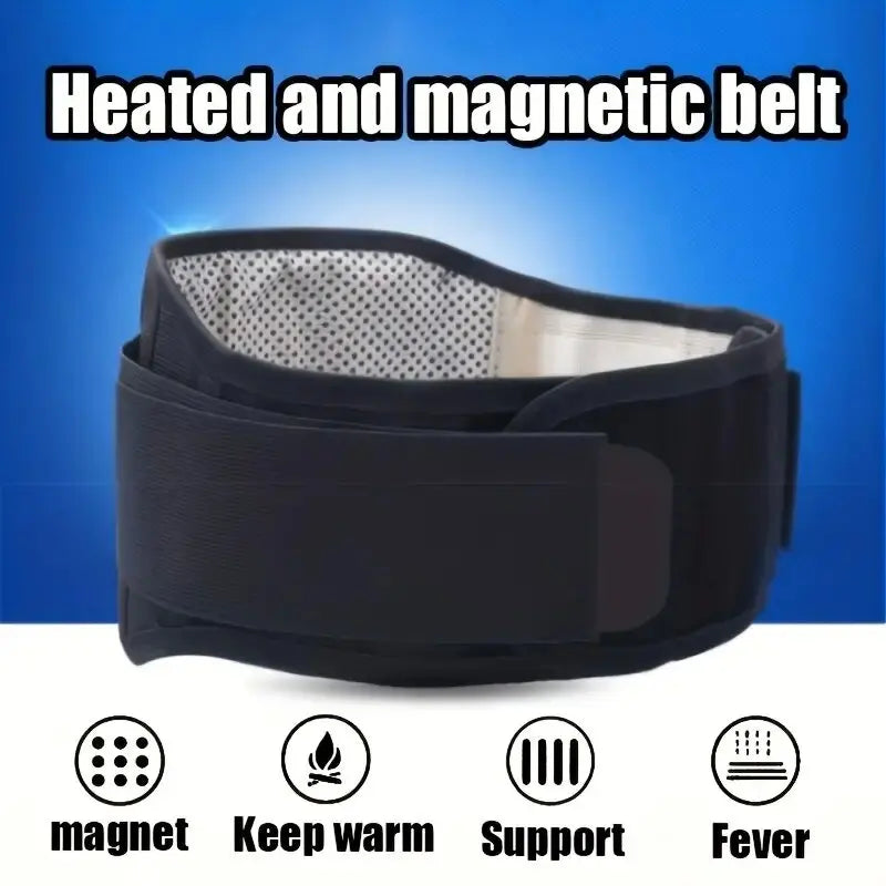 Self Heating Magnetic Back Waist Support Belt Lumbar Brace Massage Band