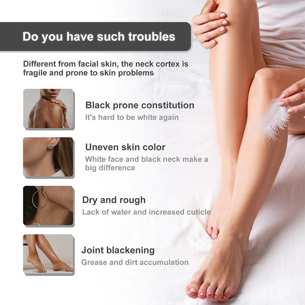 Body Whitening Bleach Cream Brighten Underarm Elbow Knees