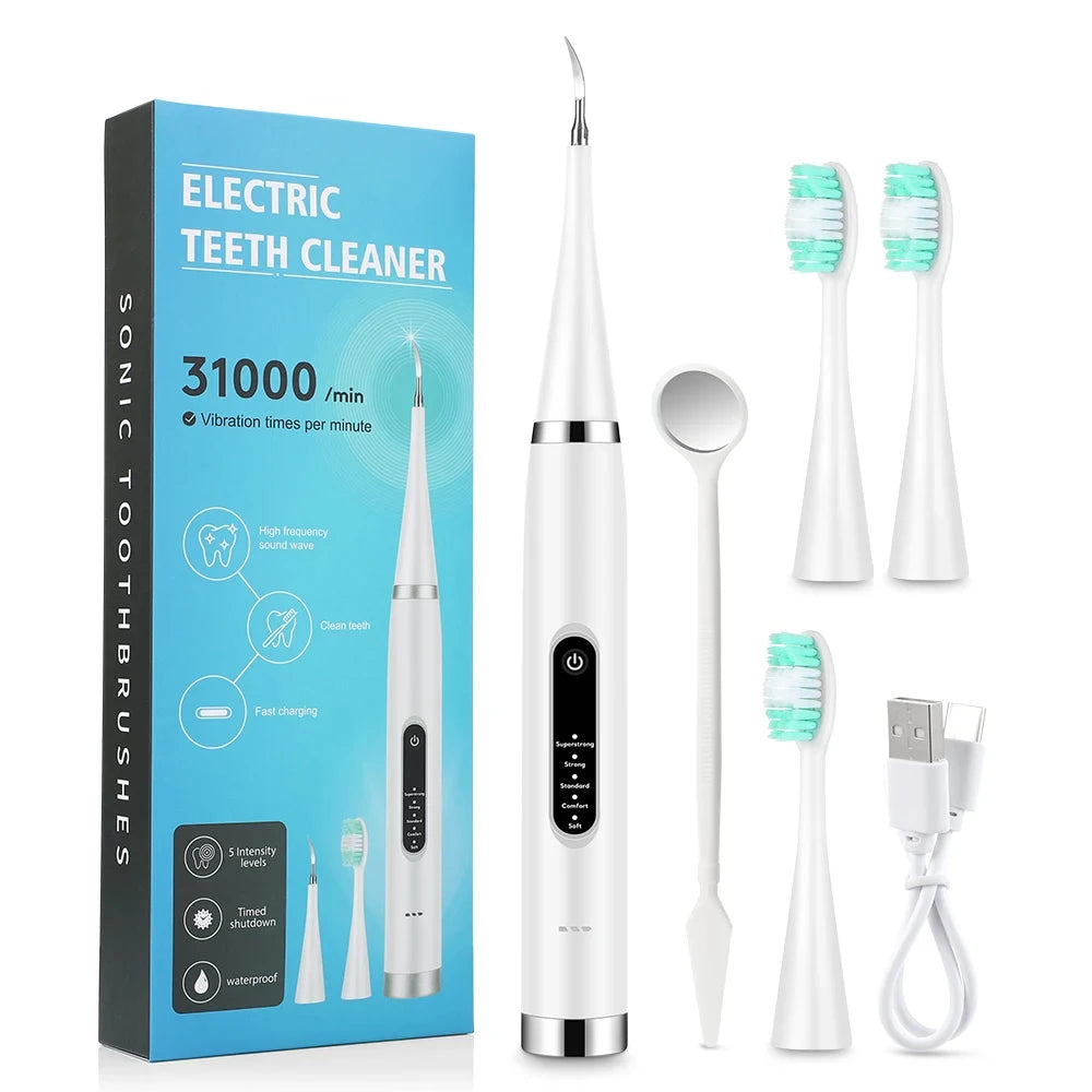 Electric Teeth Whitening Dental Calculus Scaler Plaque