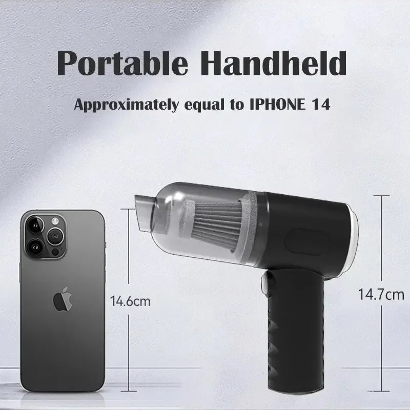 Wireless Car Vacuum Cleaner USB Charging
