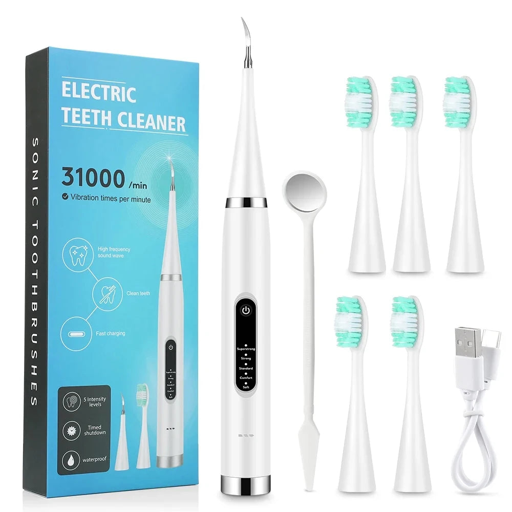 Electric Teeth Whitening Dental Calculus Scaler Plaque