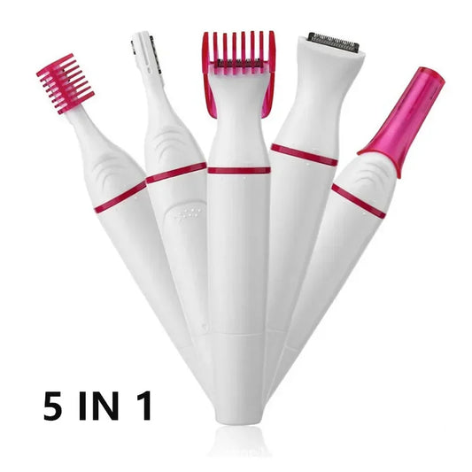 Multifunction 5 In 1 Electric Epilator For Women Hair Remover Shaver