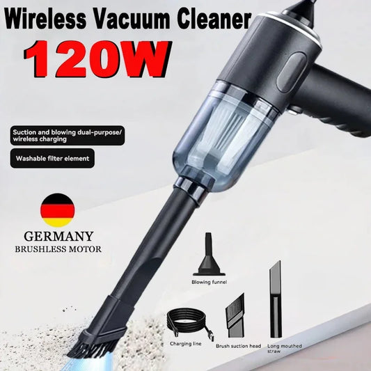 Wireless Car Vacuum Cleaner USB Charging